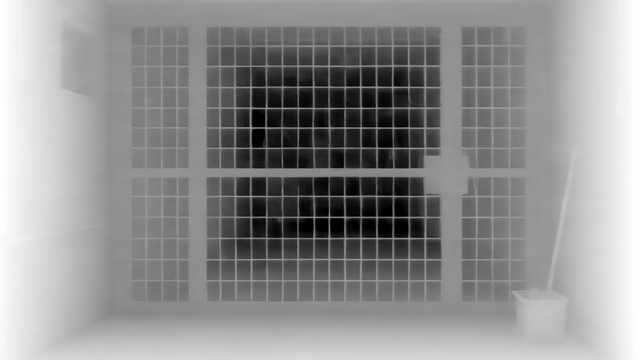 Marigold Depth v1.0 depth map of Prison mesh gates