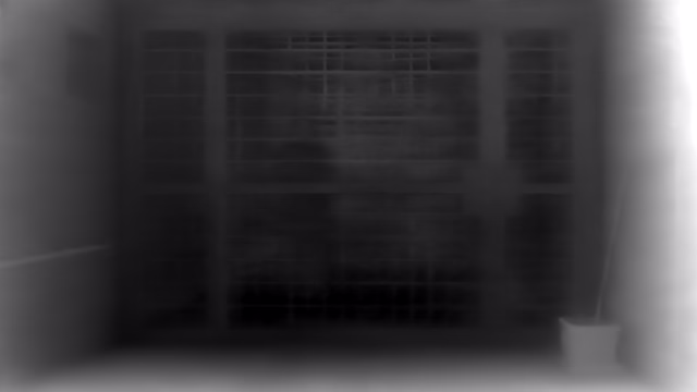 VGGT 1B depth map of Prison mesh gates