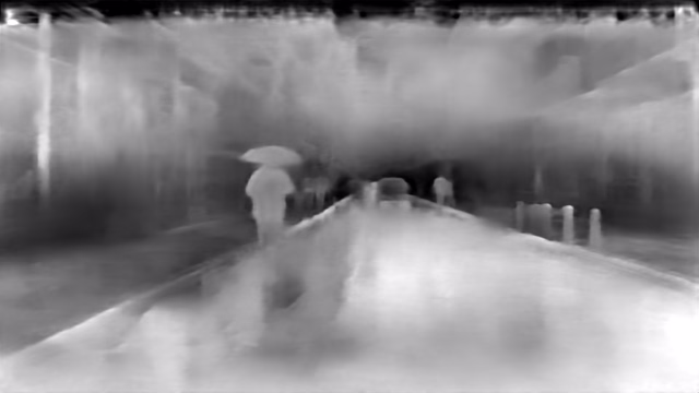 GLPN KITTI depth map of Rainy night street