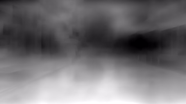 MiDaS 3.1 DPT BEiT-Large 384 depth map of Rainy night street