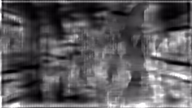 TIPS v2 Large DPT depth map of Rainy night street