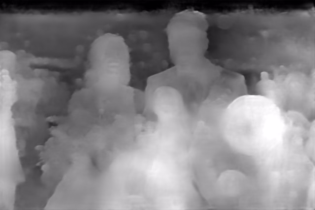 GLPN KITTI depth map of Wedding, soap bubbles