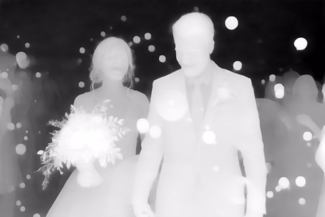 Marigold Depth v1.0 depth map of Wedding, soap bubbles