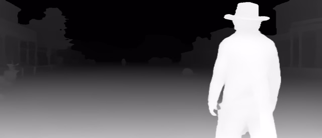 DyFN depth map of Western duel